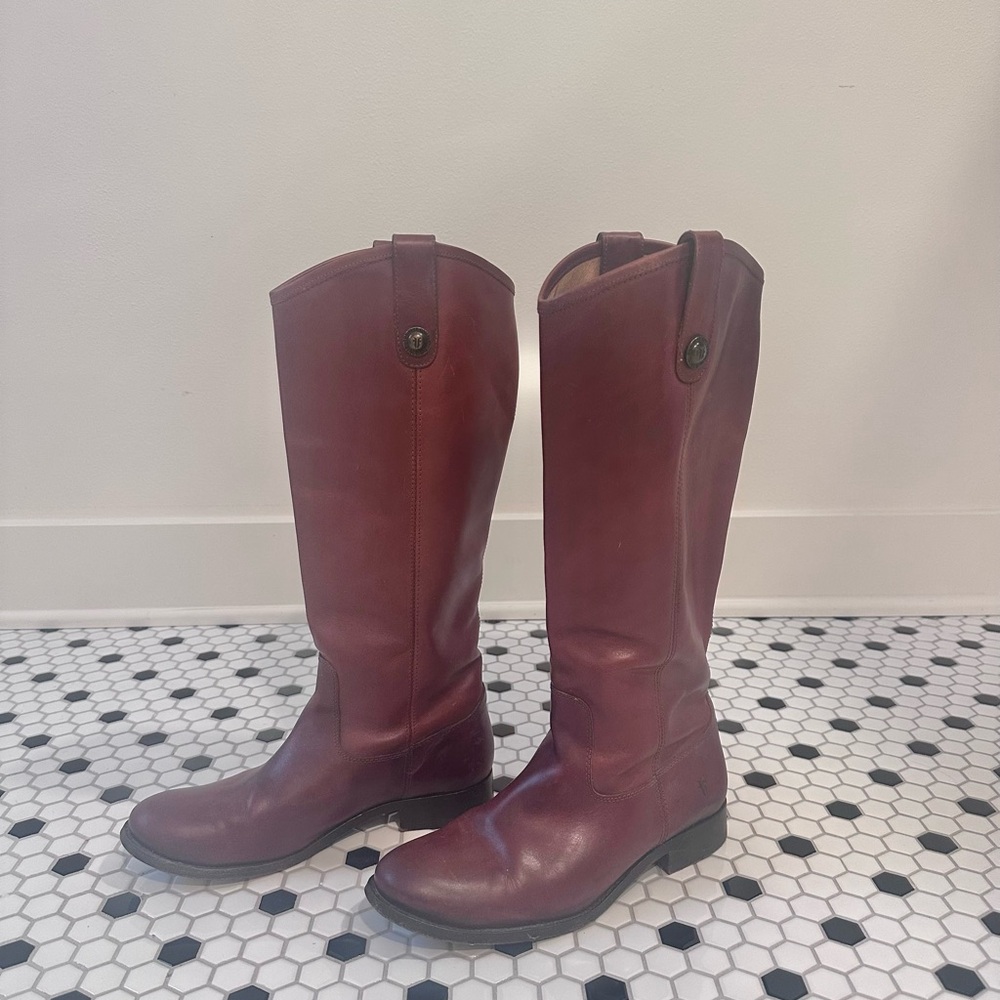 Frye Melissa Button Riding Boots Size 7
